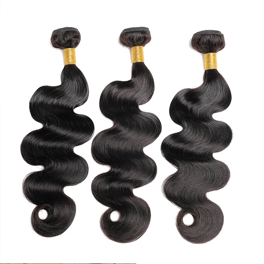 3FL-1B Color Brazilian Body Wave Human Hair Bundles 3-Pack Wefts